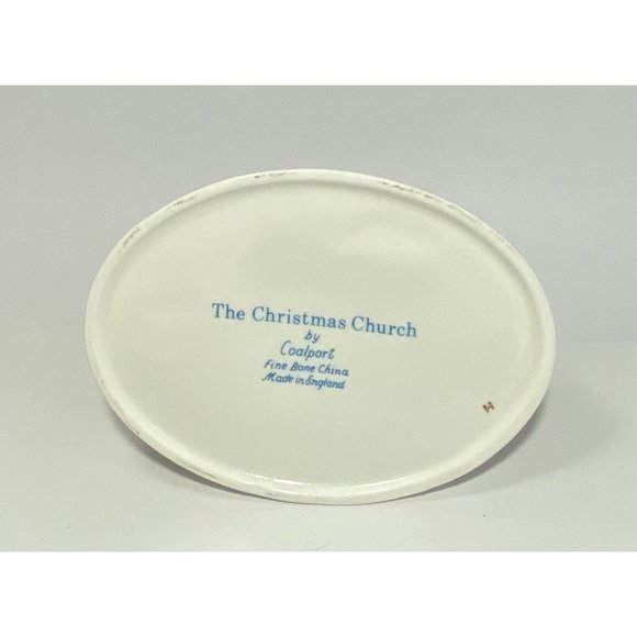 Coalport The Christmas Church Fine Bone China Made in England 5 x 5 in - Picture 7 of 7